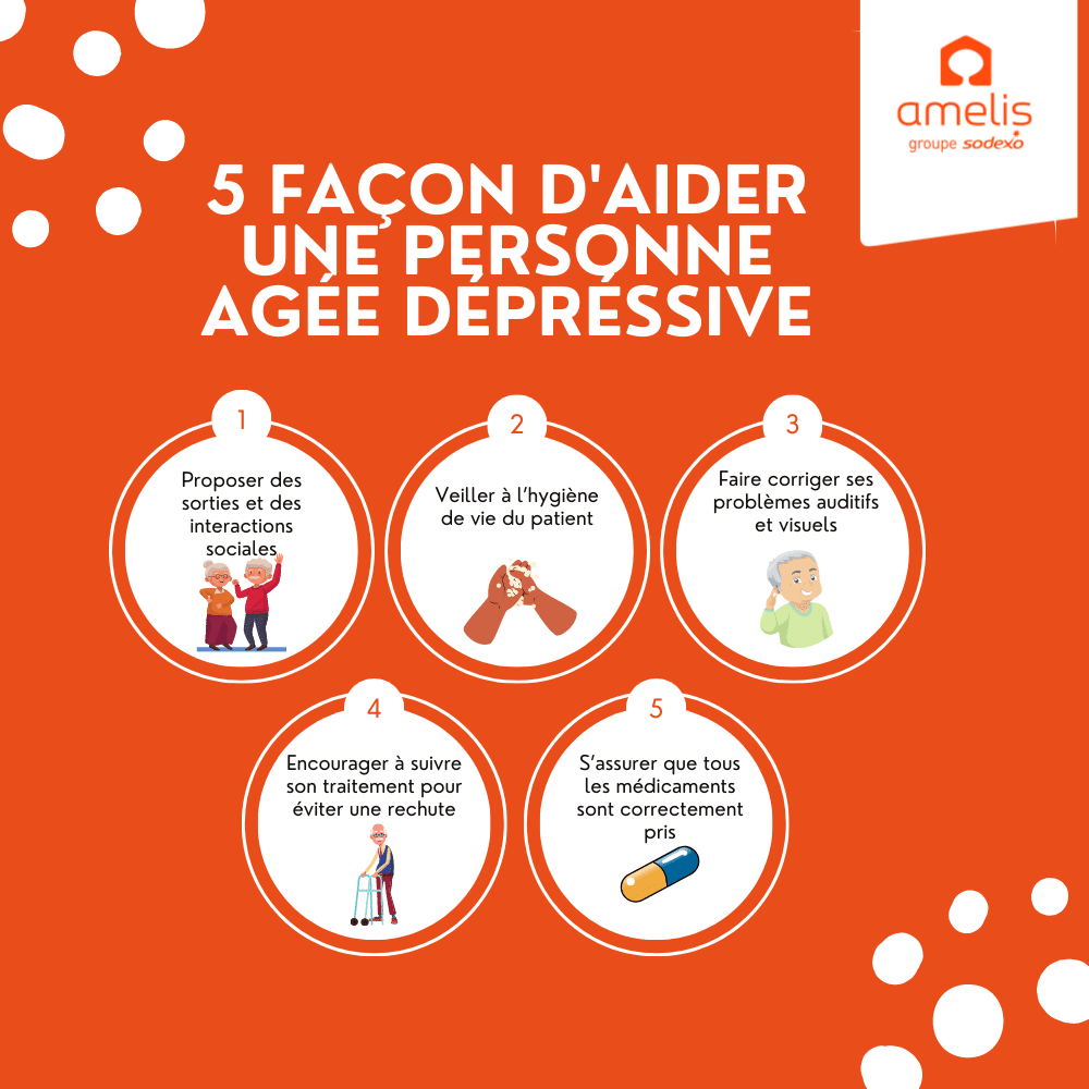 Comment aider une personne âgée dépressive ?