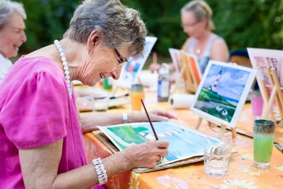 art-thérapie pour les personnes âgées