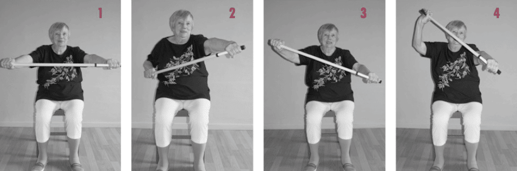 Exercice de gym douce pour seniors 