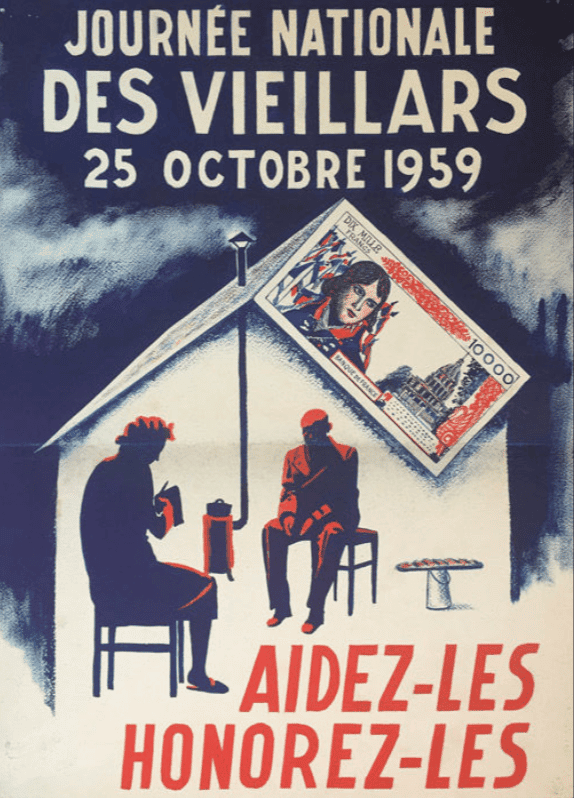 Affiche de présentation de la journée des vieillards